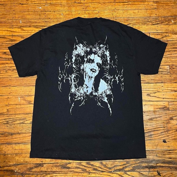 STASH Sample Tee Streetwear Brand Shirt XL Black Front and Back Design Vintage - Picture 2 of 4